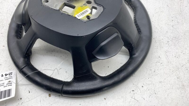 2013-2018 Ford C-Max Front Driver Steering Wheel Leather Black w/ Control Switch