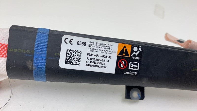 2012-2020 Tesla Model S Passenger Side Roof Curtain Safety Airbag Righ