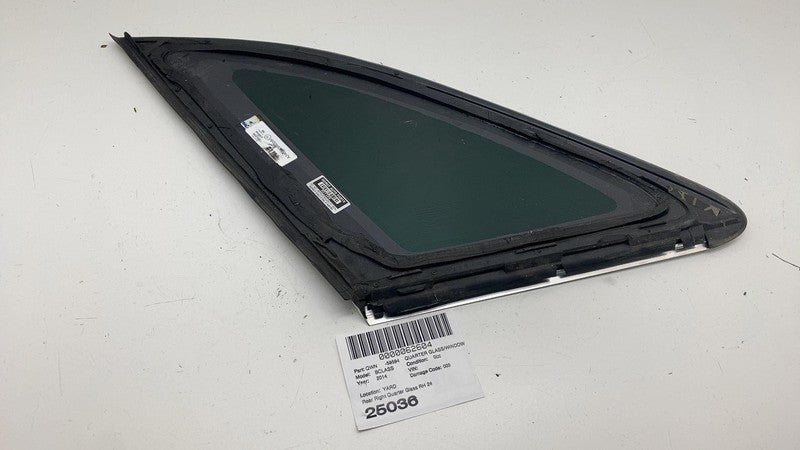 ⭕ 2014-2015 Mercedes-Benz B Electric Drive Rear Right Quarter Glass RH Blue 894