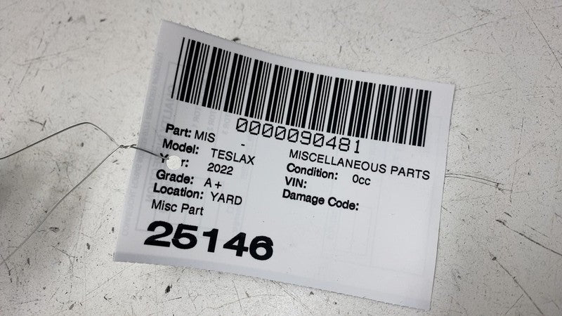 ⭕ 2021-2025 Model X Front Left Windshield A-Pillar Upper Trim Cover 16