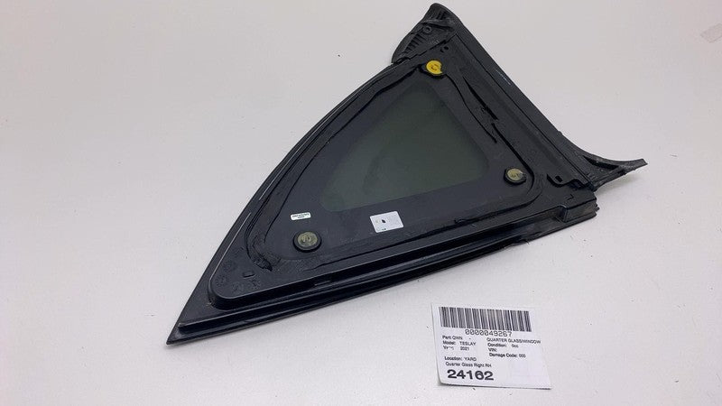 1495745-00 2020-2024 Tesla Model Y MY Rear Passenger Side Quarter QTR Window Glass Right RH