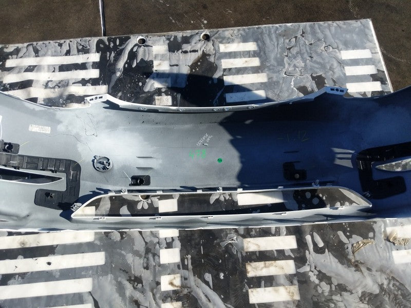 ⭕ 20-22 Tesla Model Y Front Bumper Cover w/ Park Sensor Holes White 14