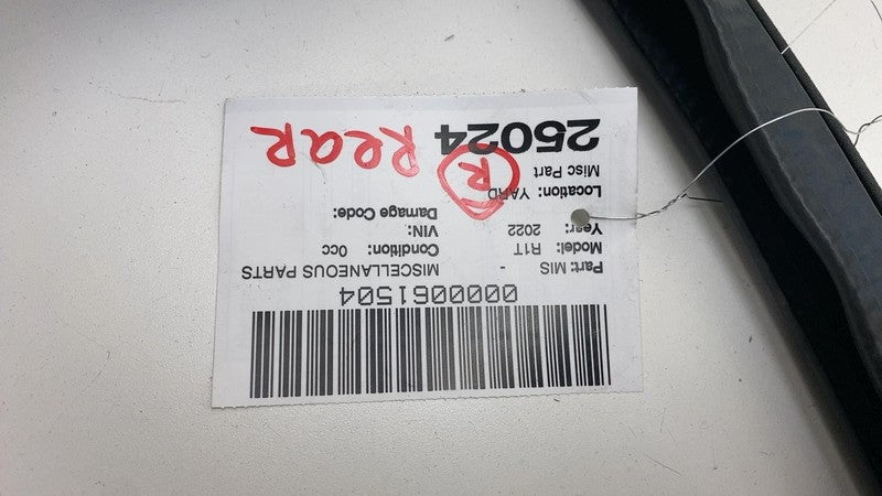 ⭕ 22-24 Rivian R1T R1S Rear Passenger Side Door Weatherstrip Rubber Se