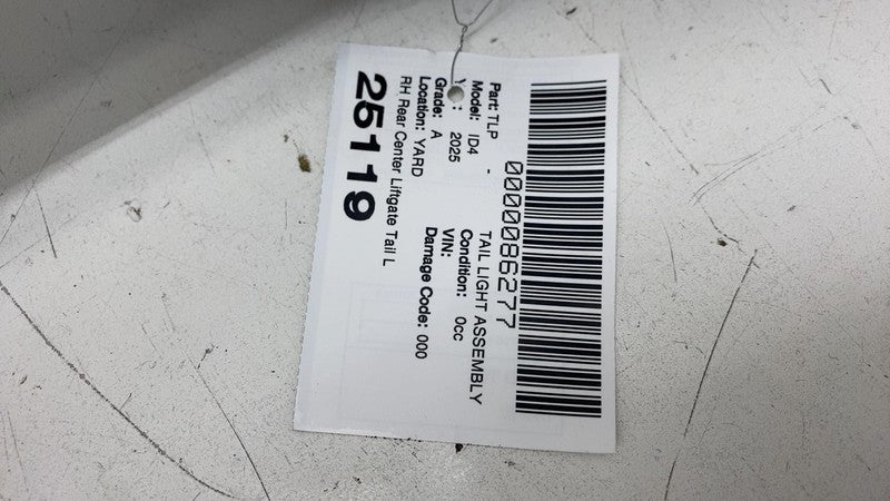 Tail Light Assembly VOLKSWAGEN ID4 Right 25