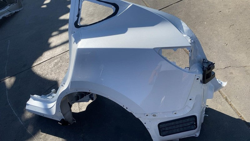 ⭕ 2020-2023 Tesla Model Y Rear Left Quarter Panel Structural Cutout White PPSW