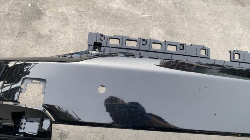 2022 2023 2024 Kia EV6 Front Bumper Cover with Sensor Holes Assembly OEM Black