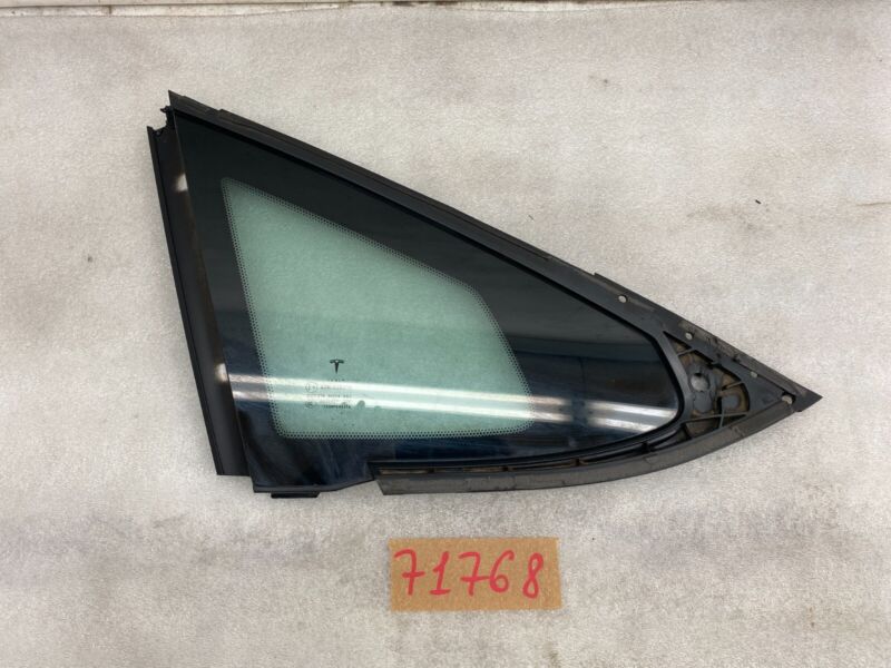 2012-2020 Tesla Model S Rear Driver Side Quarter Fixed Glass Left LH Assembly