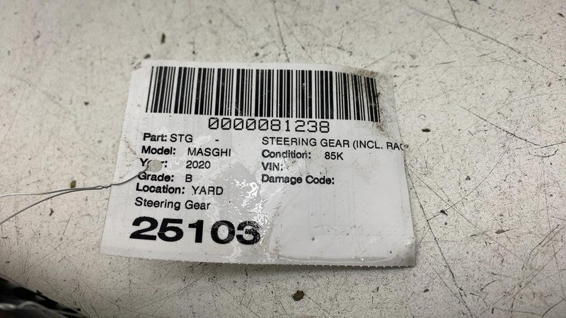 ⭕2018-2022 Maserati Ghibli Electric Power Steering Gear Rack & Pinion