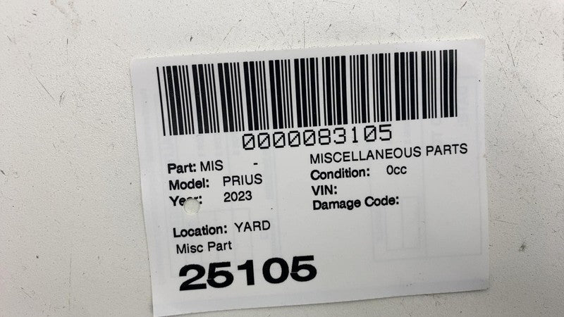 5216547010 ⭕ 2023-2025 Toyota Prius Rear Right Bumper Extension Trim Molding RH 52165-47010