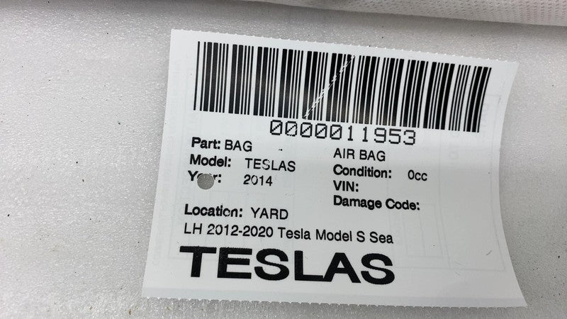 ⭕ 2012-2017 Tesla Model S MS Front Driver Side Seat Airbag Left OEM 10