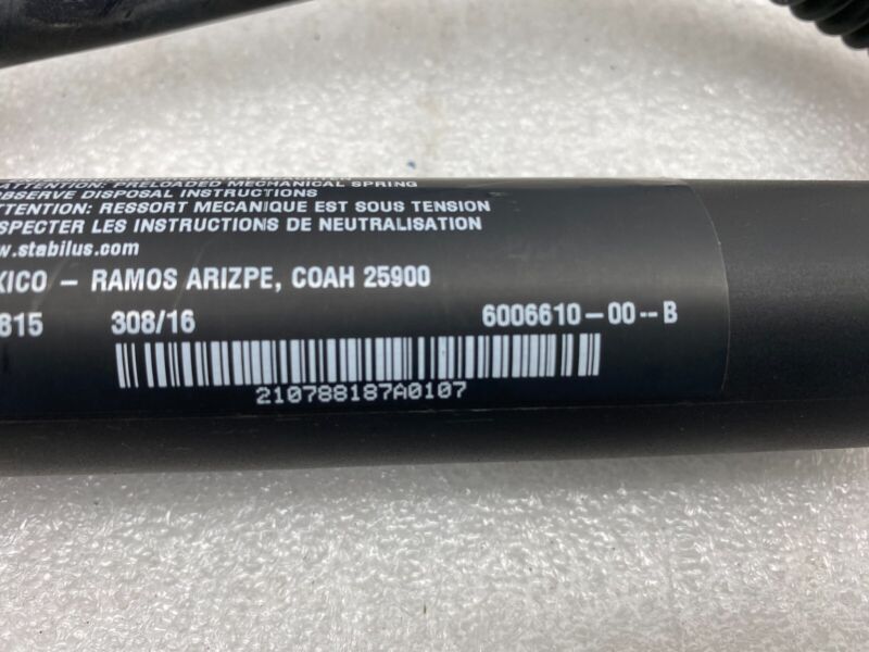 600661000B 2012-2020 Tesla Model S MS Rear Passenger Right Liftgate Trunk Power Shock Strut