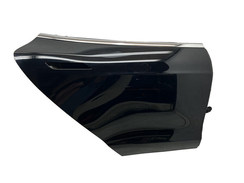 2012-2015 Tesla Model S Rear Passenger Side Door Shell Panel Right Black - PBSB