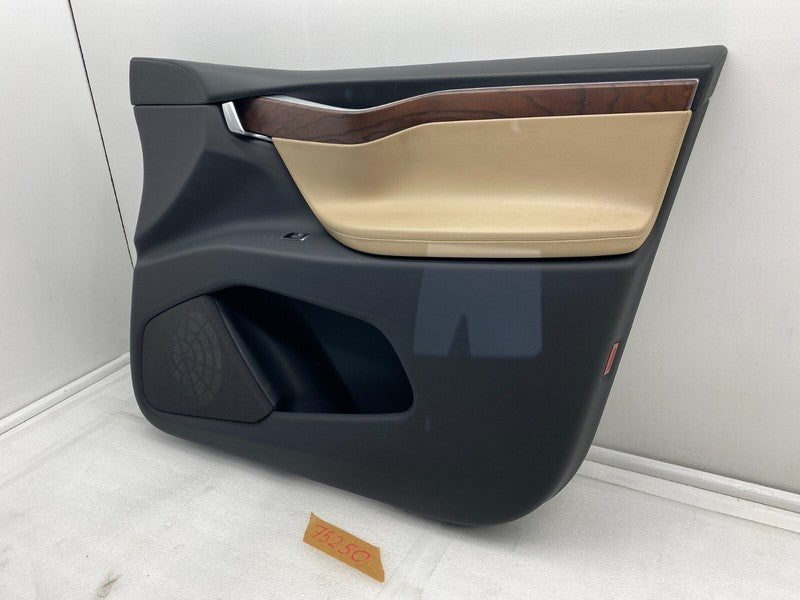 105548313F ⭕16-20 Model X MX Front Right Door Panel Trim Card Cover w/ Molding 1055483-13-F