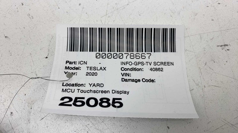 ⭕ 2019-2020 Tesla Model X MX Intel Media Control Unit MCU-2 Motherboard Assembly