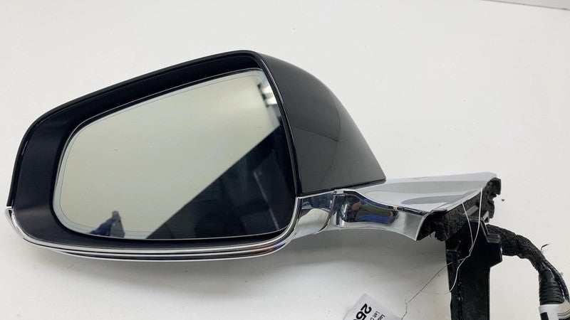 1041317 00 A 2012-2015 Tesla Model S Driver Exterior Rear View Door Mirror Left LH Black PBSB