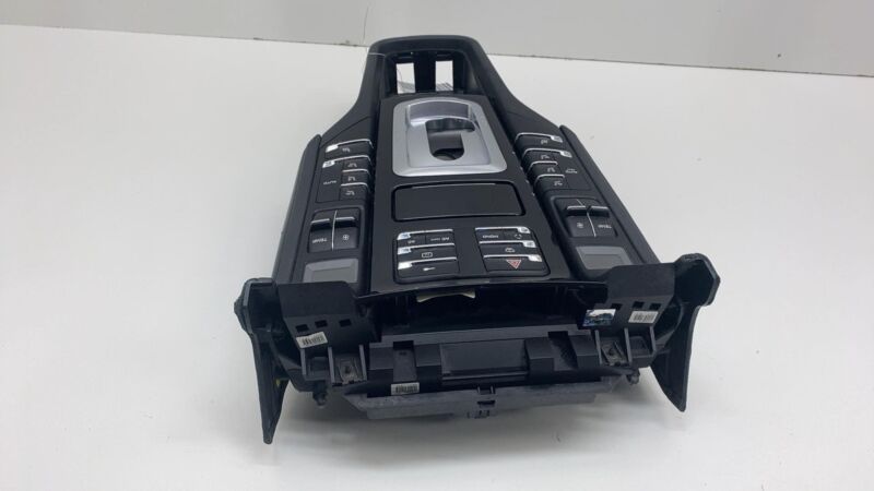 7P5863419 2011-2017 Porsche Cayenne Front Center Console Switch Control Panel Trim Black