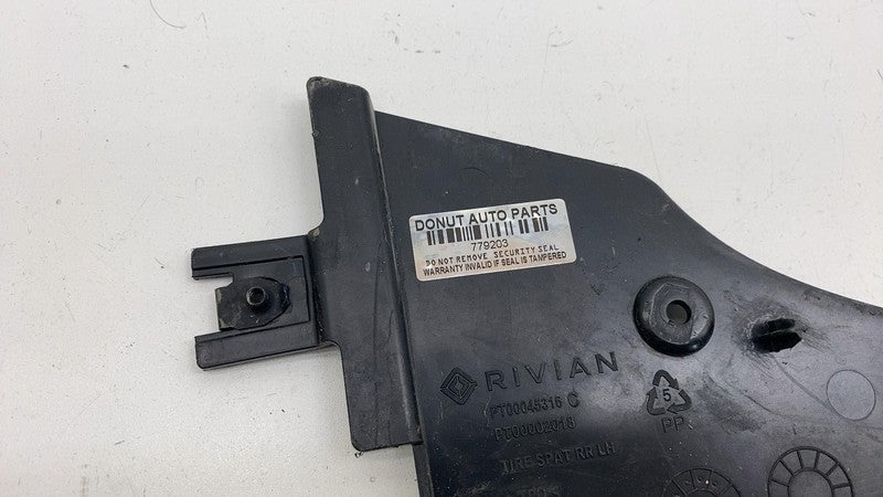 PT00045316C ⭕22-24 Rivian R1T Rear Driver Side Mud Guard Flap Splash Shield Left PT00045316C