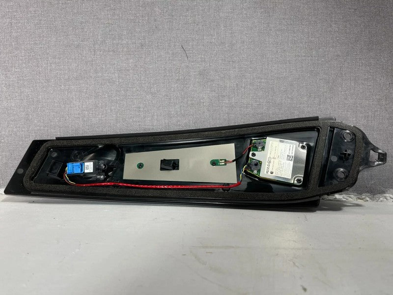 110043700E ⭕ 17-23 Model 3 Left B-Pillar Applique Glass Trim Molding w/ Camera 1100437-00-E