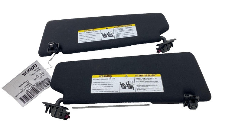 2017-2023 BMW 530e G30 Front Left & Right Windshield Sun Visor Black S