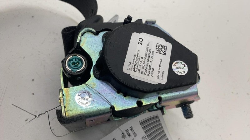 ⭕ 17-23 Model 3 Rear Passenger 2nd Row Seat Belt & Retractor Right 108