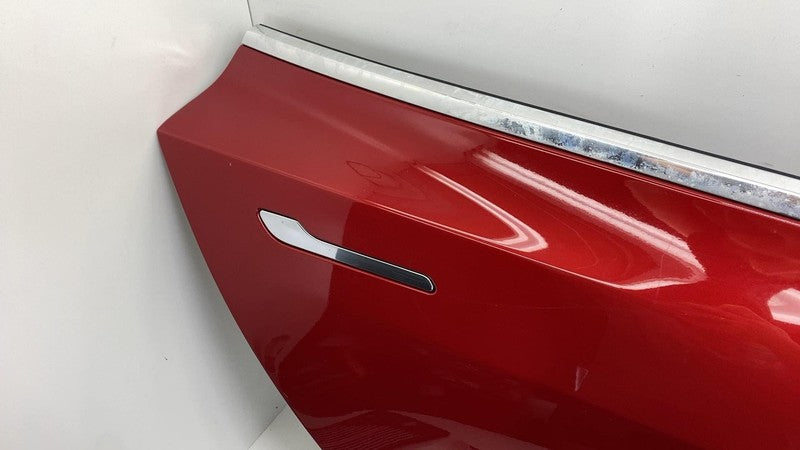 ⭕ 2017-2020 Tesla Model 3 Rear Passenger Side Door Shell Panel Right RH Red PPMR