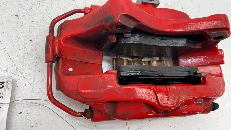 ⭕ 2012-2015 Tesla Model S Rear Driver Side Caliper Red w/ Brake Hose L