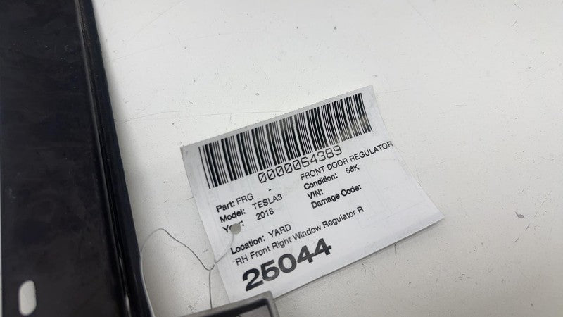109662110F ⭕ 2017-2023 Tesla Model 3 Front Right Door Window Regulator & Motor 1096621-10-F