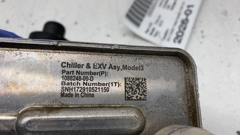 2017-2020 Tesla Model 3 Chiller EXV Oil Fluid Cooler Pump Assembly 108