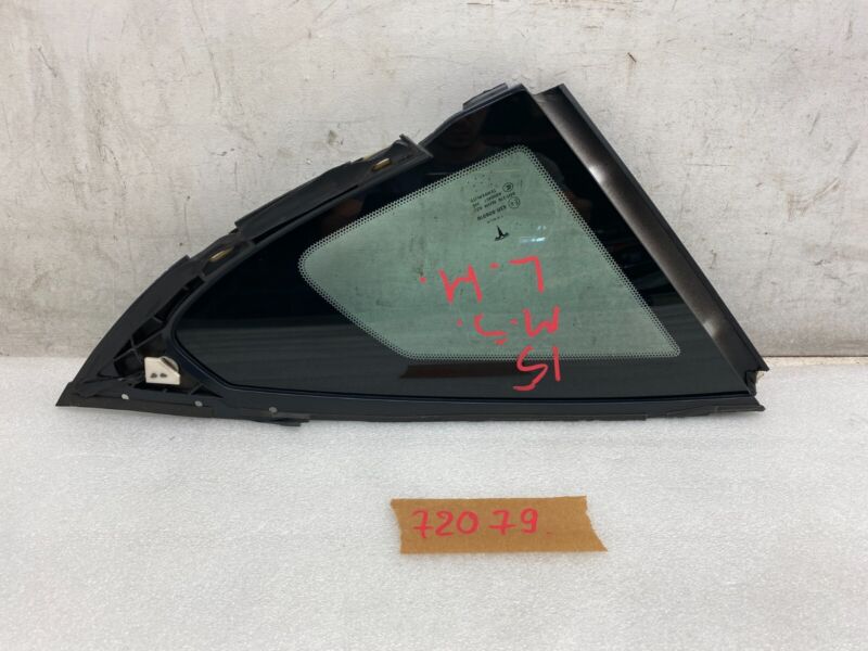 E6 43R-008010 2012-2015 Tesla Model S MS Rear Driver Side Quarter Fixed Glass Left LH Assembly