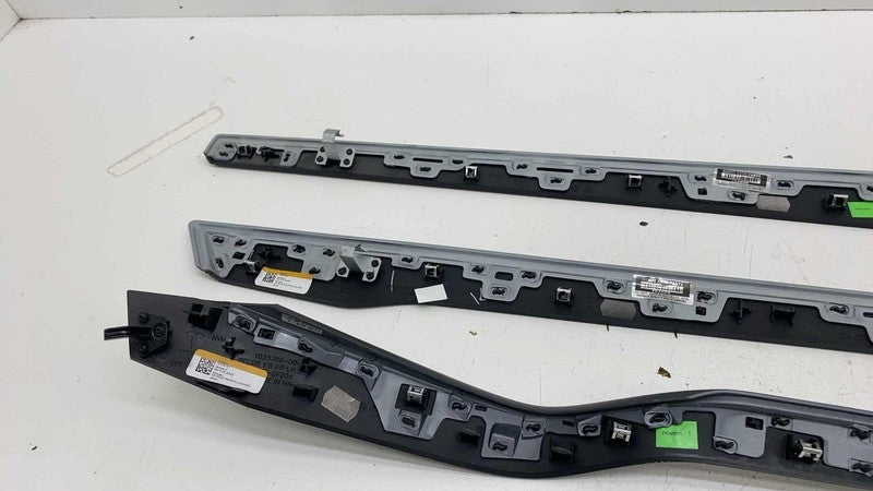 ⭕ 16-20 Model X Front & Rear Door Molding Trim Decor Left & Right Ash