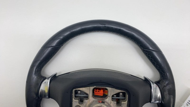2011-2014 Porsche Cayenne Front Driver Steering Wheel w/ Control Switches Black