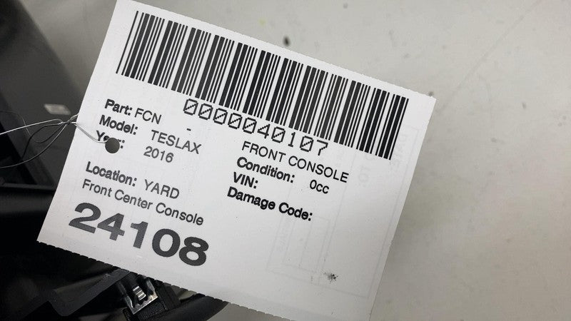 ⭕ 2016-2020 Tesla Model X MX Front Center Console Storage & Carrier As