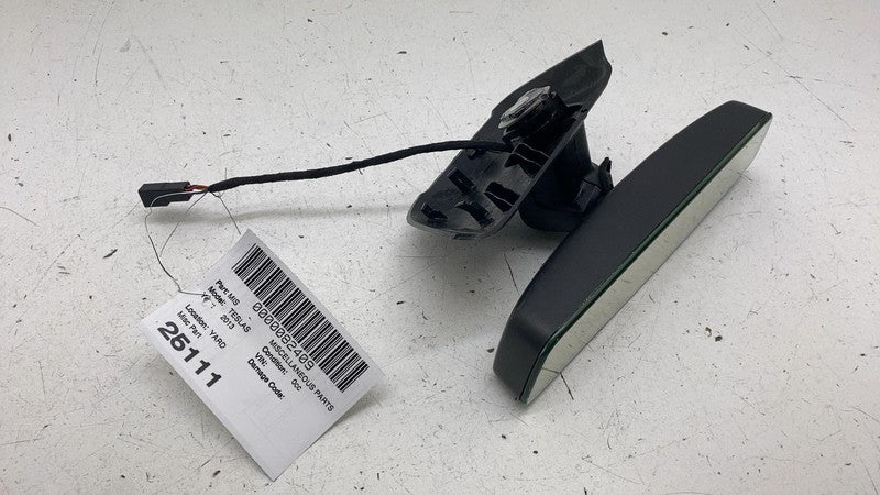 ⭕ 2012-2015 Model S Windshield Interior Rear View Mirror w/ Cover 1008