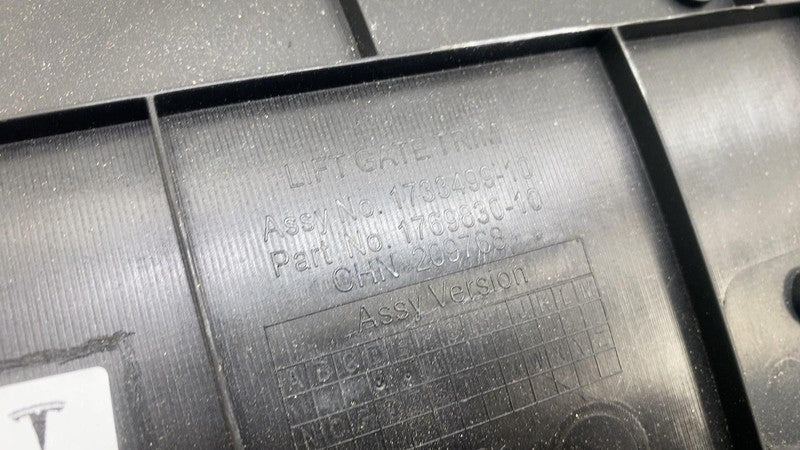 ⭕ 2024-2025 Tesla Model 3 Lower Liftgate Trim Cover Panel Assembly 173