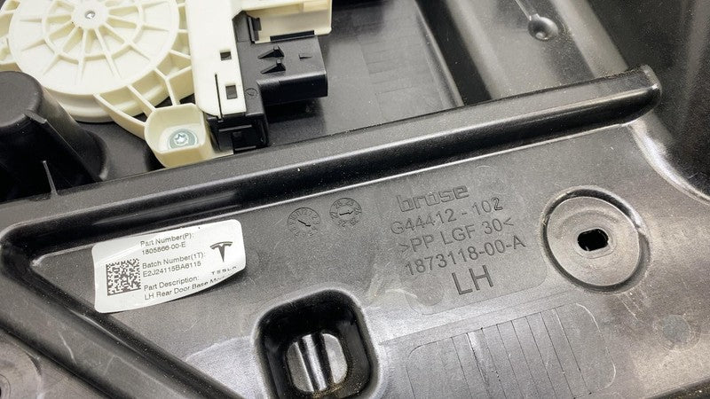 180586600E ⭕ 24-25 Tesla Cybertruck Rear Left Door Window Regulator w/ Motor 1805866-00-E