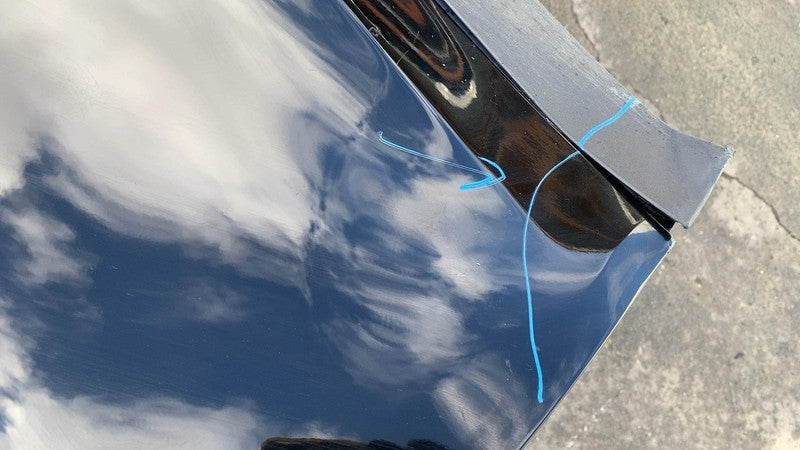 2021-2023 Tesla Model X MX Front Driver Side Door Shell Panel Left LH Black PBSB