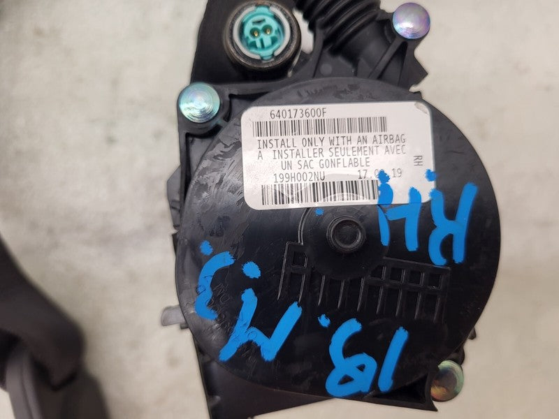 108127901G ⭕ 2017-2022 Tesla Model 3 Front Right 1st Row Seat Belt & Retractor 1081279-01-G