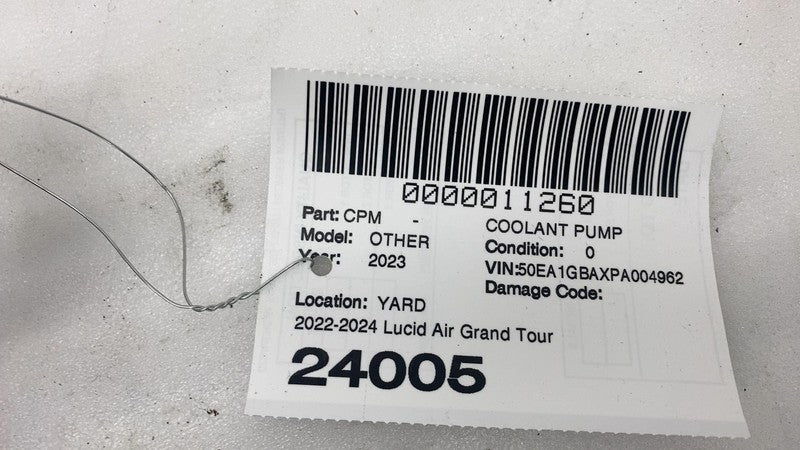 P11-M10103-01 ⭕ 2022-2024 Lucid Air Cooling System Coolant Pump Assy Pipe OEM P11-M10103-01