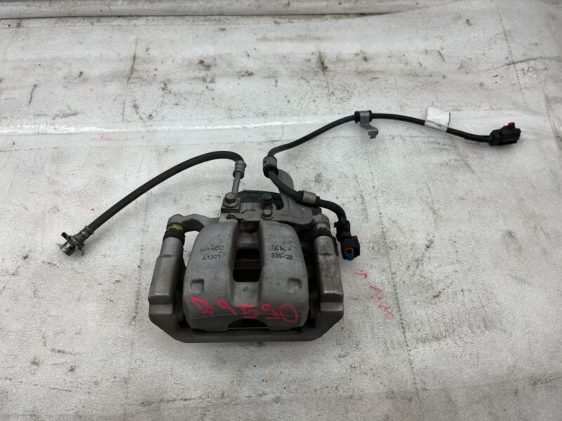 2017-2022 Tesla Model 3 Y Rear Passenger Side Caliper w/ Brake Hose Line Right