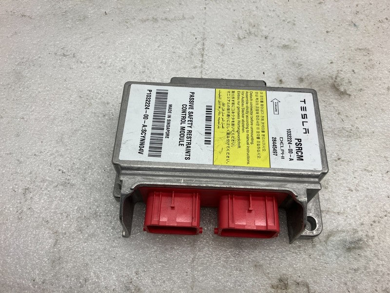 1032224 00 A ⭕ 12-15 Model S Passive Safety Restraint Computer Module Crash Data 1032224-00-A