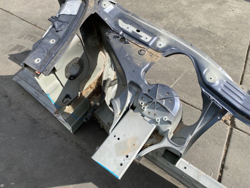 Does Not Apply 2012-2015 Tesla Model S Front Left Body Quarter Panel Fender Apron Frame Cut Out