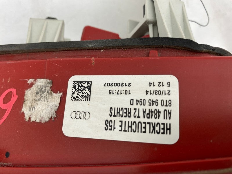 8T0945094D ⭕ 12-16 Audi A5 Rear Passenger Side Trunk Inner Taillight Lamp Right 8T0945094D