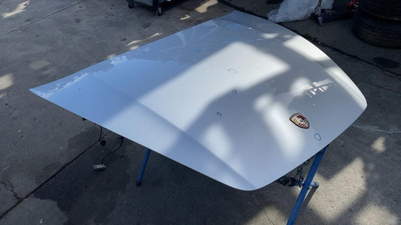 2011-2014 Porsche Cayenne Front Bonnet Hood Shell Panel Cover Assy Silver - LX7W