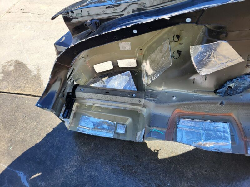 2012-2015 Tesla Model S Rear Left Quarter Body Side Panel Structural Cut Out LH