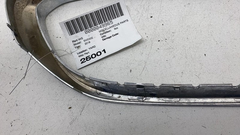 2018 2019 2020 BMW 530e G30 Front Driver Side Bumper Grille Chrome Bezel Left LH