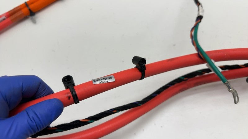 100487400E ⭕ 12-15 Model S Rear HV Junction Box to Charge Port Cable Harness 1004874-00-E