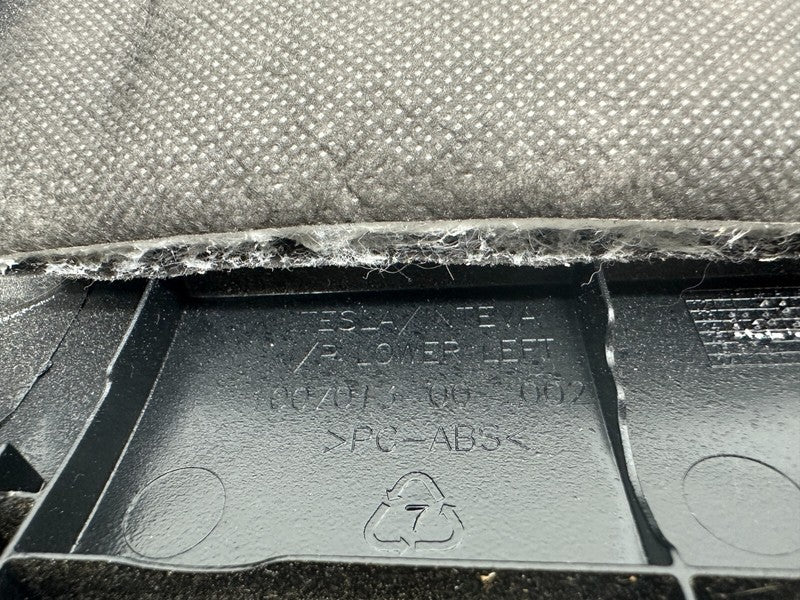 1007013 00 002 ⭕ 2012-2020 Tesla Model S Front Left Side Lower Dash Footwell Trim Cover 1007013