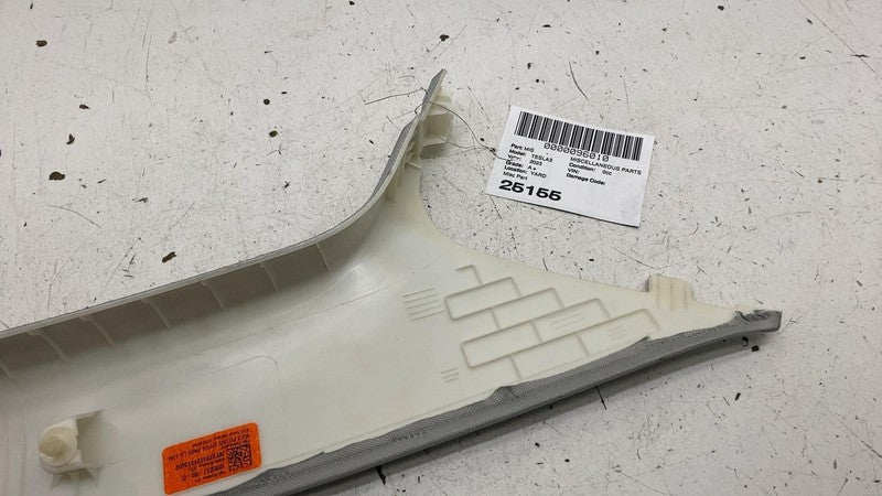 ⭕ 2017-2023 Tesla Model 3 M3 Front Left Upper A-Pillar Trim Cover 1086