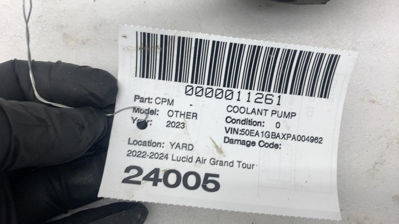 P11-M10101-00 ⭕2022-2024 Lucid Air Cooling System Coolant Pump Assy w/ Hose Pipe P11-M10101-00