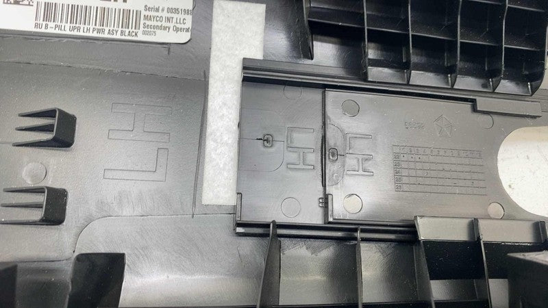 6EK23DX9AK ⭕ 17-25 Chrysler Pacifica Left B-Pillar Upper Trim Cover Panel Black 6EK23DX9AK